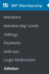 simple-membership-aweber-integration-menu