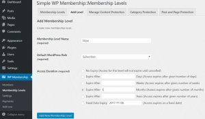Simple Membership Plugin Basic Setup and Configuration - Membership Plugin