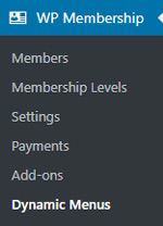 Simple Membership Dynamic Menus Addon - Membership Plugin