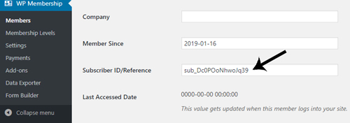 stripe-subscriber-id-simple-membership